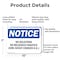 Signmission No Soliciting No Religious Fanatics Girl OSHA Notice Sign, Aluminum, 10in W x 7in L, 2PK OS-2PACK-NS-A-710-L-14829 - alternate 5